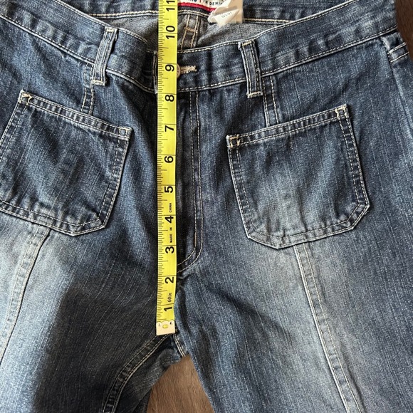 Vintage Y2K Old Navy Mid Rise Womens Bootcut Dark Wash Denim Jeans Size 28 - Picture 8 of 9